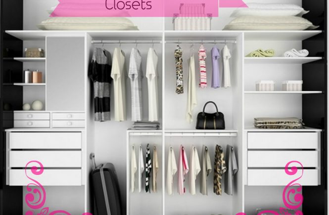 Ideias de Closets para pouco espaço