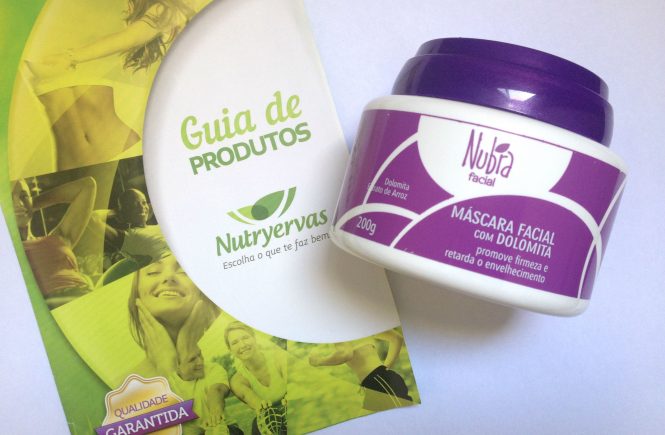 Máscara facial com Dolomita Nutryervas