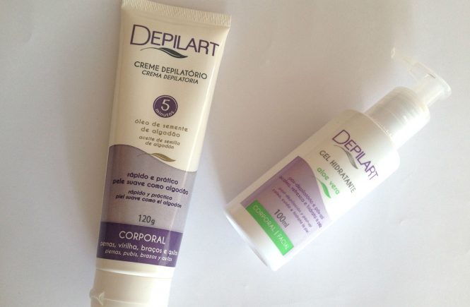 Depilart | Creme depilatório e Gel hidratante