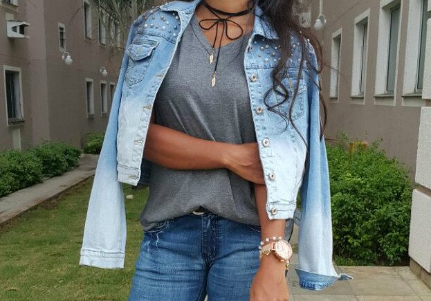 Look total Jeans com Rosegal